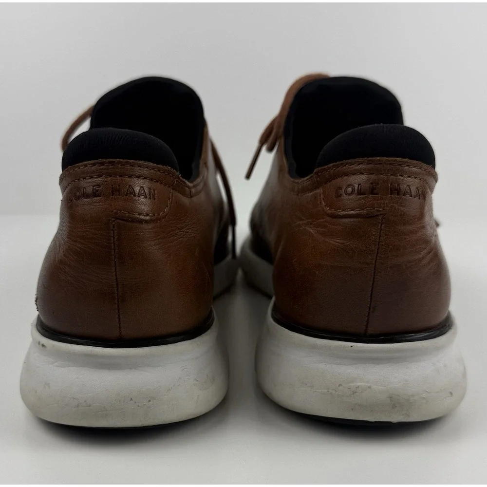 Cole Haan Grand.OS Brown Perforated Oxford Shoes Men's 11.5M Leather